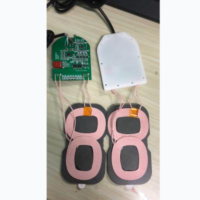 China 10W Wireless Mobile Phone Charger Module 2 Coils PCBA for sale