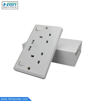 China Residential / General Purpose Wall Electrical Outlet and US Plug to Type Switched Outlet for sale