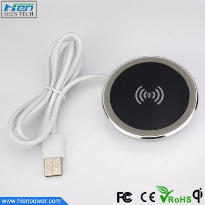 China Table Standard 60mm Office Coffee Table Desk Furniture Qi Cell Phone Wireless Charger For Furniture for sale