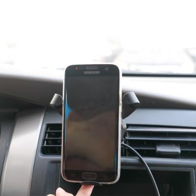 China Mobile Phone 3 Styles Air Vent Mount Car Qi Wireless Charger Bracket For Mini Cooper for sale