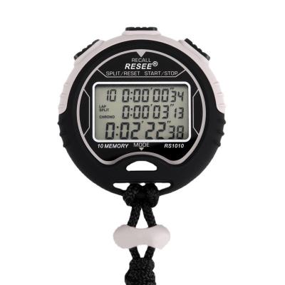 China ABS RS1030 code meter pedometer swimming time timer electronic stopwatch for sale