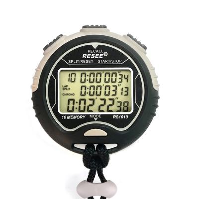 China ABS RS1010 code meter pedometer waterproof swimming time stopwatch timer electronic stopwatch for sale