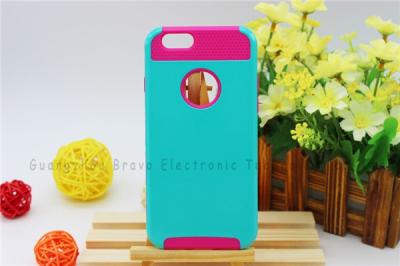 China pc case for iphone,Gloss paint two in one case,for iphone 6,TPU+PC,anti-shock,anti-dust,discount for sale