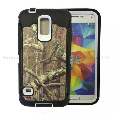 China Leather mobile phone case,PU Skin Otter box case for Samsung S5 I9600,PU+Silicone+PC,anti-shock for sale