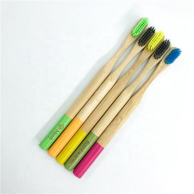 China Factory Wholesale Foldable BPA Free Bamboo Toothbrush Kids for sale