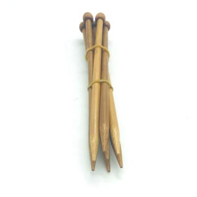 China Smooth Rounded Edges Knitting Needle Natural Bamboo Single Knitting Needle [Factory Direct] for sale