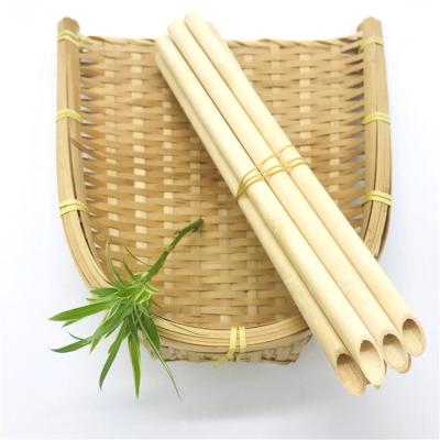 China Hot Sales Drinking Straw 100% Biodegradable Oblique Bamboo Natural Bamboo Drinking Straw for sale