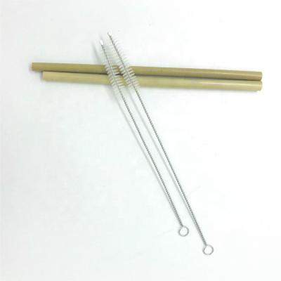 China Bamboo Sustainable Eco-Friendly Drinking Straw Set Dishwasher Safe Bamboo Straw Set Factory Sales Directly for sale