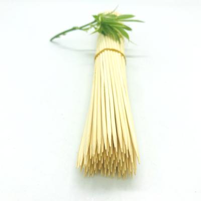 China [Factory direct sales] Eco-friendly bamboo BBQ stick large quality easily cleaned bamboo skewer for sale