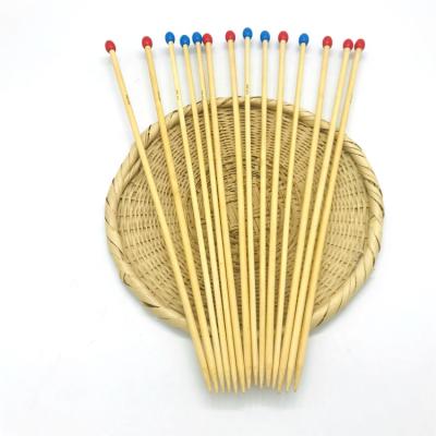 China Eco-friend [factory direct sales] excellent quality 15 size/sets bamboo smooth single treble knitting needles 14