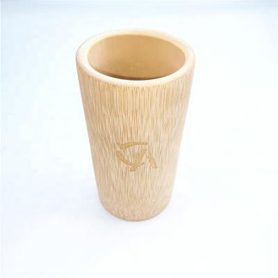 China Sustainable Japanese Eco Friendly Natural Bamboo Beer Juice Mug Cup for sale