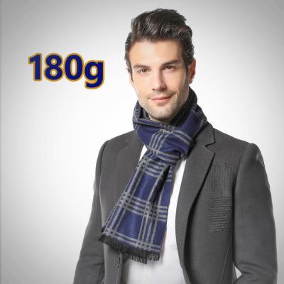 China New Men's Eco-friendly Plaid Winter Autumn Winter Imitate Cashmere Manufacturers Custom Jacquard Wholesale Warm Korean Scarf for sale