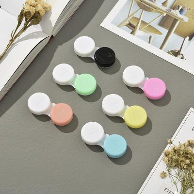 China Popular Contact Lens Case Wholesale Customized Beautiful Multicolor Contact Lens Double Case Student Case Cheap High Quality Multicolor Maintenance Case for sale