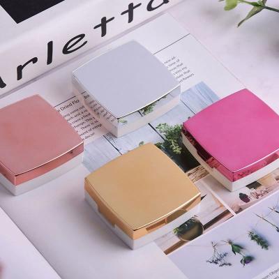 China Popular Reflective Custom Factory Price Contact Lens Case Travel Contact Lens Storage Box Container Case More Attractive for sale