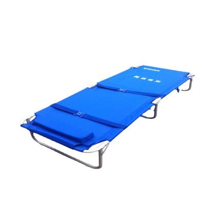 China Folding bed special for Whl-137 disaster relief portable bed disaster relief portable lightweight camouflage aluminum alloy blue outdoor foldi for sale