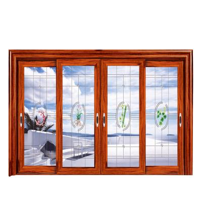 China Folding Screen Europe and the United States Sell Aluminum Alloy Professional Custom Anti-theft Three Way Sliding Window for sale