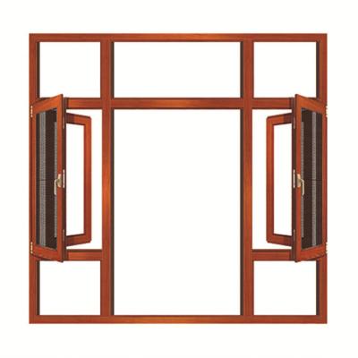 China 85/108 Folding Broken Silent Window Villa Seal Balcony Bridge Silent Screen Aluminum Alloy Casement Window for sale