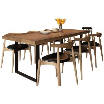 China Modern American solid wood tables can be used for small family tables and fast food restaurants for sale