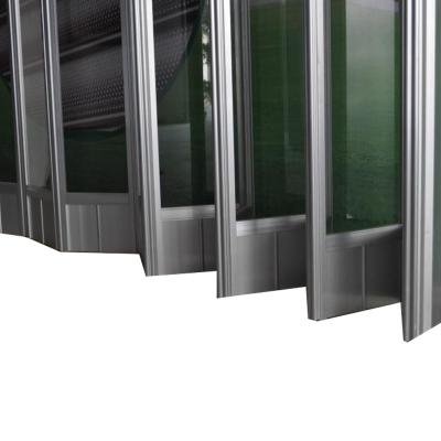 China Large Modern High End Custom Crystal Aluminum Alloy Shopping Mall Sliding Door for sale