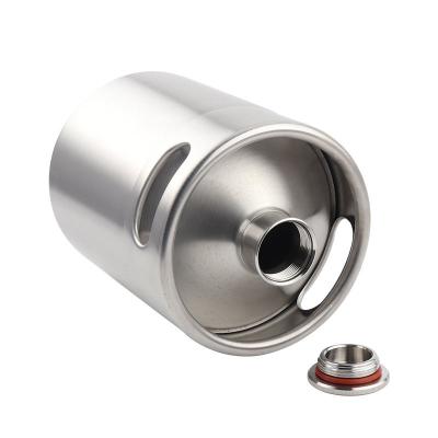 China Bar Home Brew Stainless Steel Portable 2 L 5 Liter 10 L Draft Mini Beer Kegs dispenser en venta