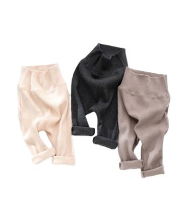 China Baby Pants Autumn Summer Pants Waist Belly Protection Solid Color Fashion Viable Pants for sale