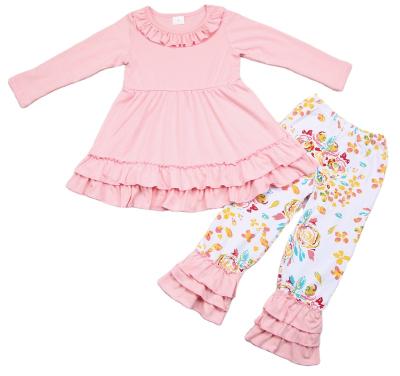 China 2021 Spring Eco-Friendly Baby Clothes Set Baby Girl Clothing Set Eco-Friendly Long Sleeve Costume for sale