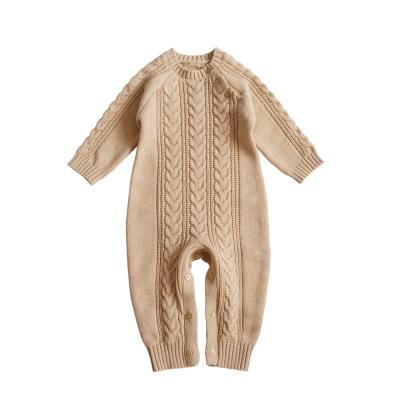 China Baby Boy Casual Sweaters Newborn Twist Knit Sweater Clothes Spring And New Autumn Romper Jacket for sale