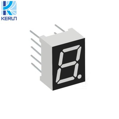 China Indoor Or Semi-outdoor Size 10x13x7 Common Anode Dimension White Color 0.39 Inch Digit 7 Segment 1 Led Display for sale