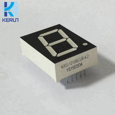 China High Quality 1.0 Inch Red 1 Digit Display Digits Cathode Led 7 Segment Display For Digital Display for sale