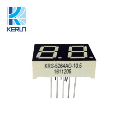 China Indoor KRS 0.56inch 7 Segment 2 Digits Orange Led Display For Electronic Equipment for sale