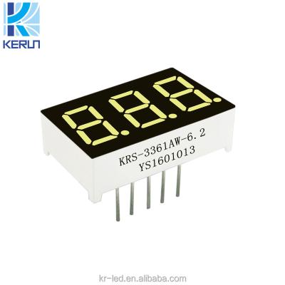 China Indoor kerun 0.36 inch digit 3 led digital display for number display function for sale