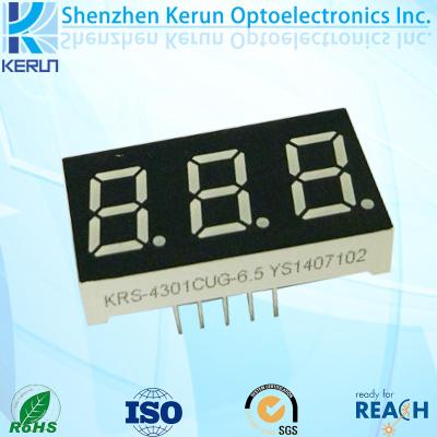 China 0.4 Inch Micro Digit 3 Digit Instruments Mini Digits 7 Segment Ultra Thin Green Led Digital Display for sale