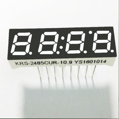 China Small Clock LED Display 0.28 Inch Pins 12 Pins Ultra Red Electronic Component 7 Segment Clock Mini Digital Led Display 4 Digits for sale