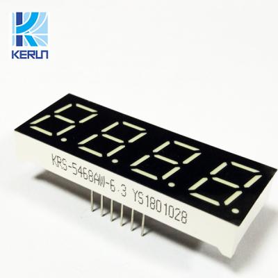 China Clock LED or other inddor appliances full color common anode led graphics 7 segment 4 digit led display for sale