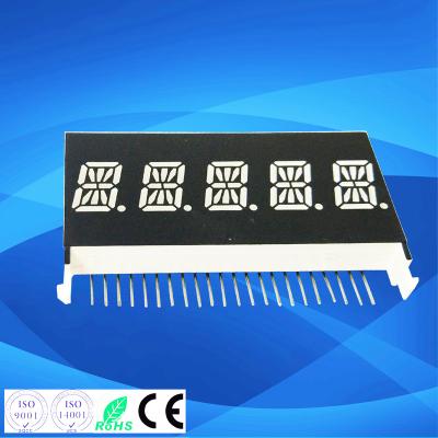 China Indoor Alphanumeric Led Display 5 Digit 14 Segment / 16 Segment Displays 5 Numbers for sale