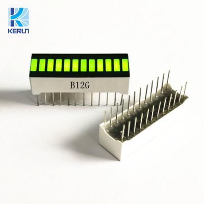 China For Electronic Controller Yellow Green 12 Segment Led Light Bar Display Common Anode For Electronic Controller for sale