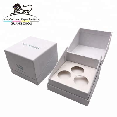 China Recyclable Cosmetics Gift Box With Paper Card Holder Inside From Guangzhou Supplier for sale