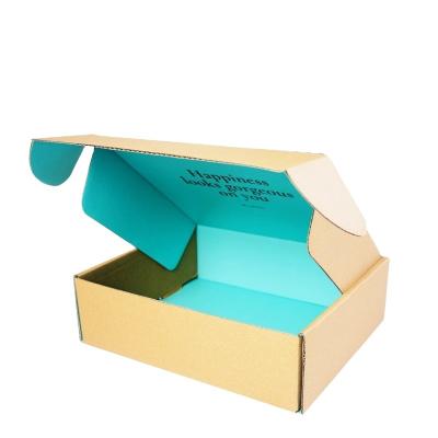 China Customized High Quality Recycled Folding Biodegradable Shipping Kraft Cardboard Mailer Box Manufacturer for sale