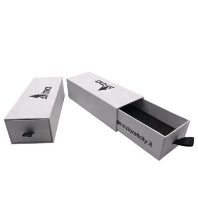 China Handmade Sunglasses Packaging Draw Boxes Ribbon Draw Out Style Box for sale