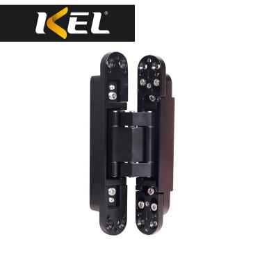 China Modern Heavy Duty 3D Adjust Concealed Hinges Zinc Alloy Hidden Door Hinge 80KG Load Bearing for sale