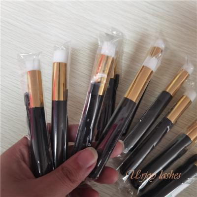 China High Quality Eye Makeup Lash Shampoo Brush Black Small Lash Extension Shampoo Brush for sale