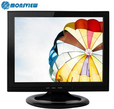 China Square Speaker Screen Show LED Backlight 14 Inch Industrial LCD Monitor for sale