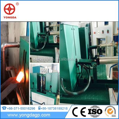 China High frequency heat treatment furnace low price KGPS-500 newable induction rod forging furnace for iron for sale