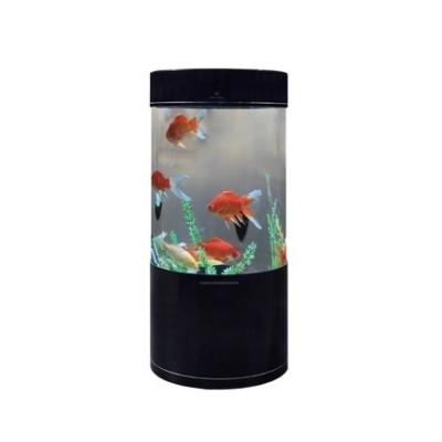 China Clearir Viable Aquatics Aquarium 48/60/80 Acrylic Cylinder LS-Y Series for sale