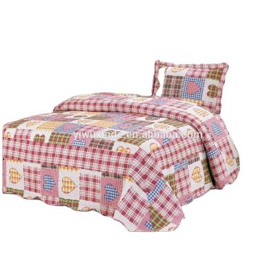 China Colorful Plaid Heart Design Baby Crib Bedding Set Wholesale for sale