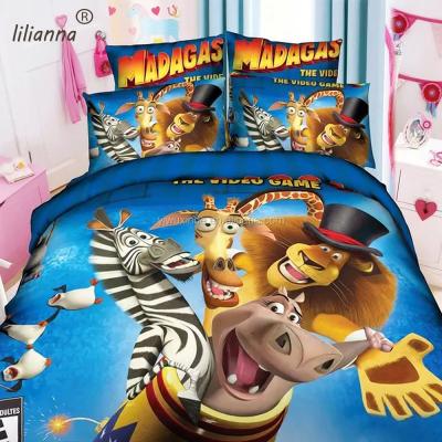 China Home Wholesale Cotton Sheet Sets 3d Printed For Kids for sale