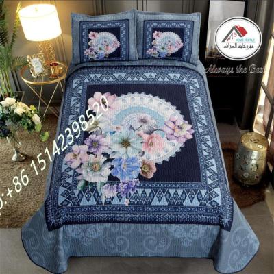 China Single Cheap Wholesale Quilted Bedspread Set 3 Pieces for sale