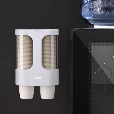 China Sustainable Wholesale Factory Supply Wall Mount Automatic Dispenser Paper Cup Holder For Water Dispenser for sale