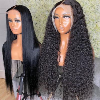 China Wholesale Hd Silky Straight Wave Brazilian Hair Lace Front Wig, Virgin Cuticle Aligned Human Full Lace Wig, 13x4 13x6 Lace Frontal Wig For Black Women for sale