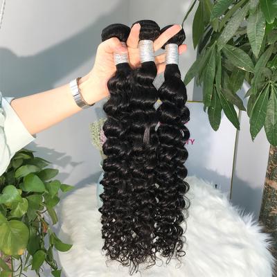 China Deep Wave Remy Cuticle Aligned Deep Wave Virgin Hair Extensions, Unprocessed Peruvian Hair Dubai, Wholesale 100 Bundles Raw Sellers for sale